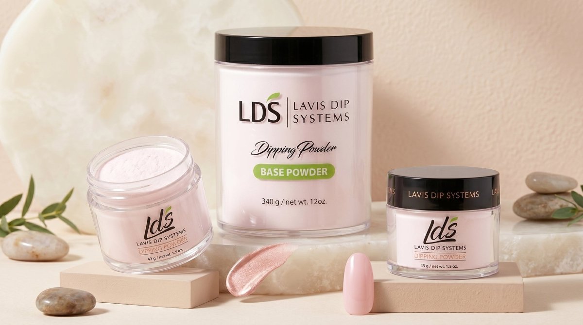 LDS PINK & WHITE DIPPING POWDERS - DTK Nail Supply