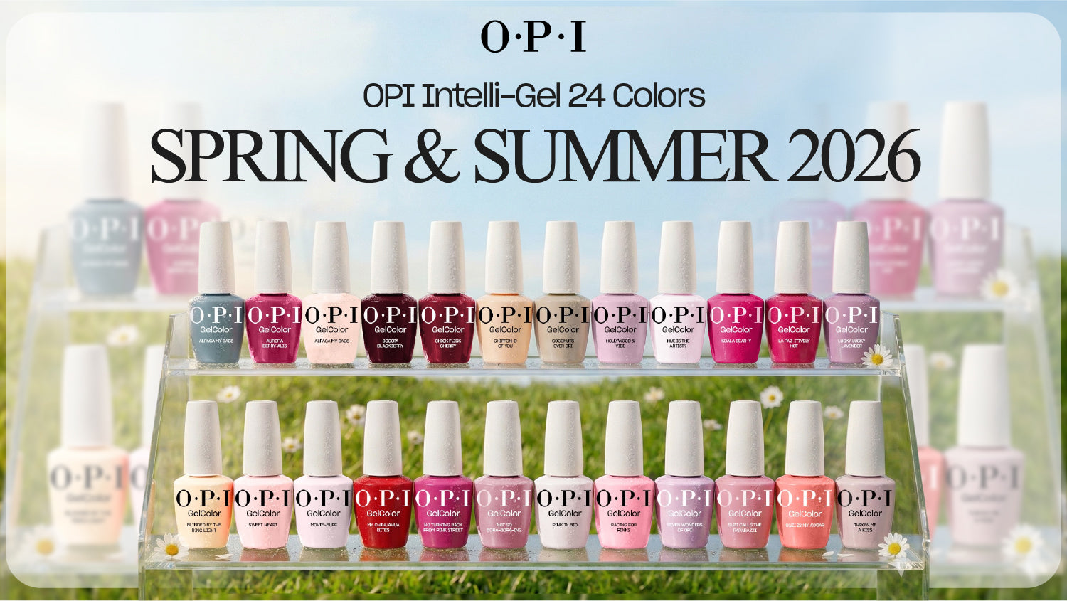 OPI Spring 2026: The New OPIcons Collection | Wholesale GelColor & Lacquer - DTK Nail Supply