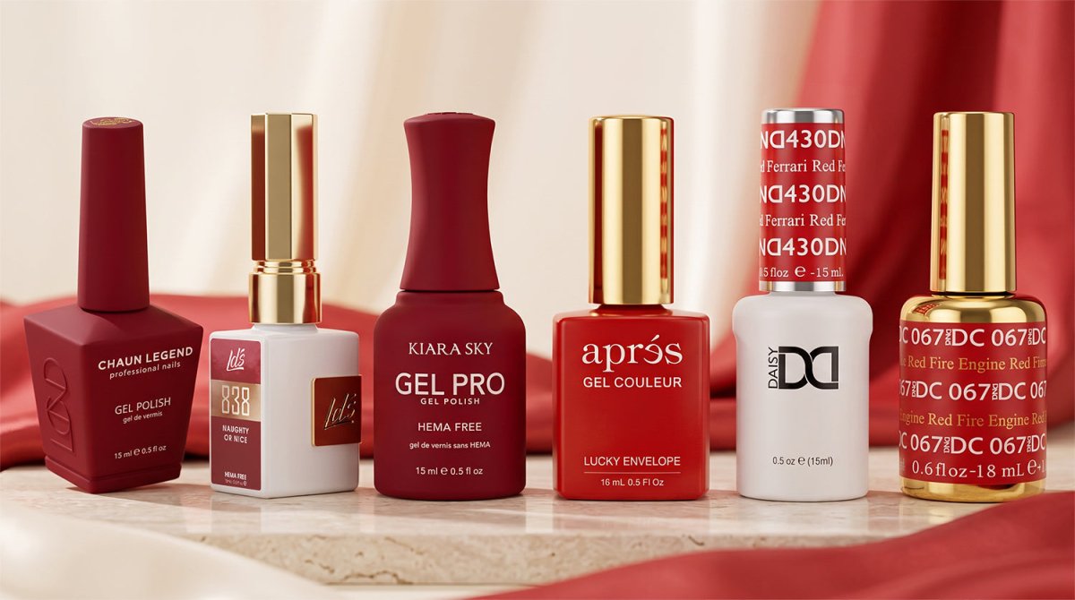 RED GEL COLORS - DTK Nail Supply