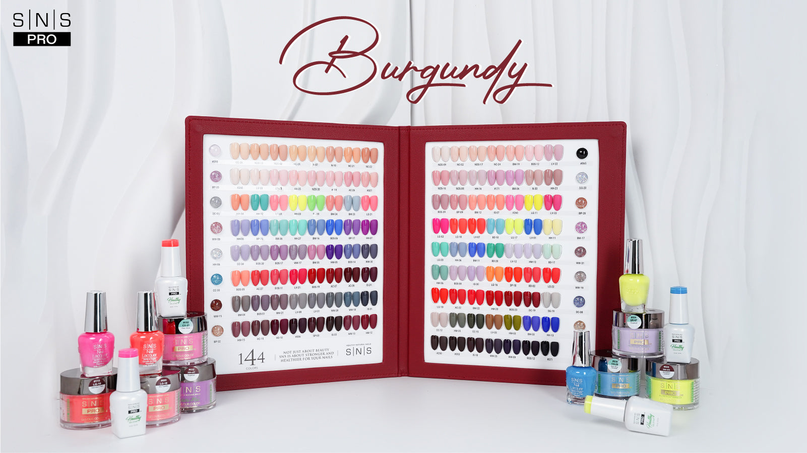 SNS Pro Burgundy - DTK Nail Supply