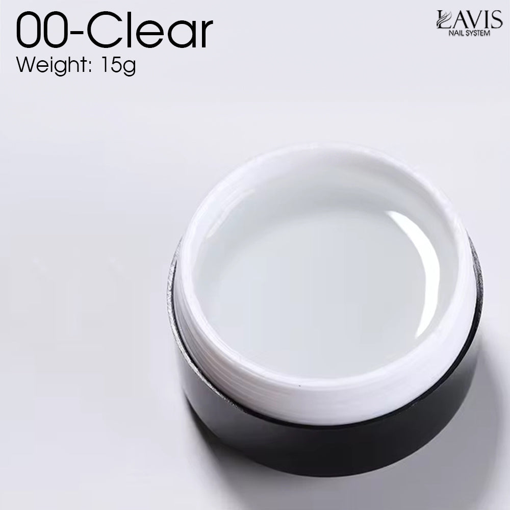  LAVIS J00 - Builder Gel In The Jar 15g - Clear by LAVIS sold by DTK Nail Supply