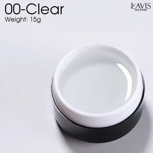  LAVIS J00 - Builder Gel In The Jar 15g - Clear by LAVIS sold by DTK Nail Supply