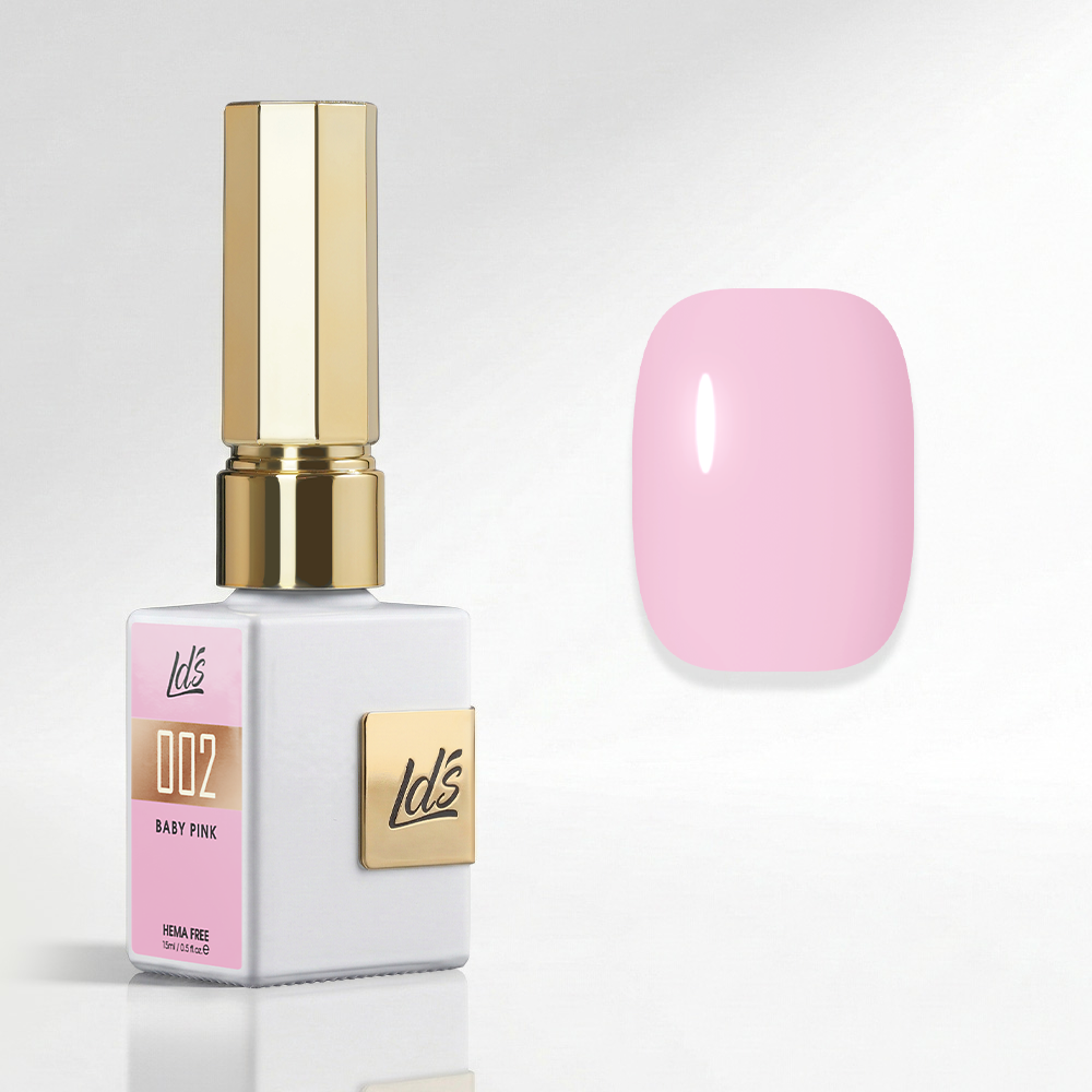 LDS Color Craze Gel Nail Polish - 002 Baby Pink - 0.5oz
