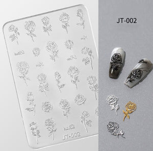 BUNDLE & SAVE: 7 Silicone Nail Mold JT + 2 Plaster Gel + FREE 1 Tweezer