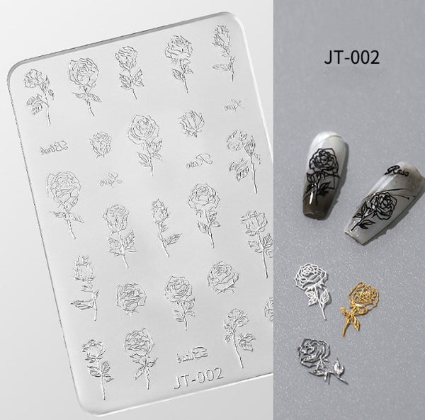 BUNDLE & SAVE: 7 Silicone Nail Mold JT + 2 Plaster Gel + FREE 1 Tweezer