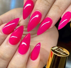  DND DC Gel Nail Polish Duo - 005 Neon Pink by DND DC sold by DTK Nail Supply