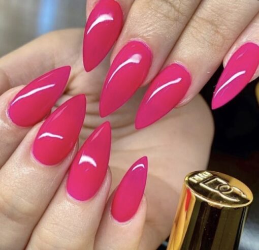  DND DC Gel Nail Polish Duo - 005 Neon Pink by DND DC sold by DTK Nail Supply