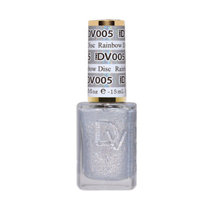 DND DIVA Nail Lacquer - 005 Rainbow Disco by DND Diva sold by DTK Nail Supply