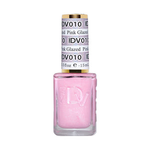 DND DIVA Nail Lacquer - 010 Pink Glazed by DND Diva sold by DTK Nail Supply