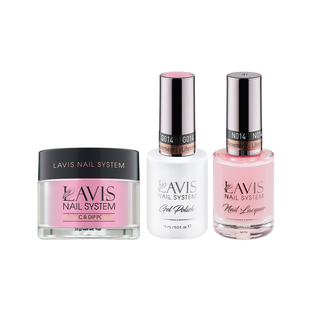  LAVIS 3 in 1 - 014 Lifetime Achievement - Acrylic & Dip Powder, Gel & Lacquer by LAVIS NAILS sold by DTK Nail Supply
