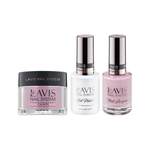  LAVIS 3 in 1 - 015 Bologna Sandwich - Acrylic & Dip Powder, Gel & Lacquer by LAVIS NAILS sold by DTK Nail Supply
