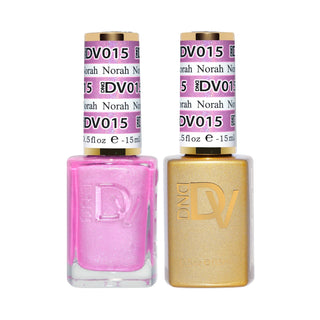 DND DV 015 Norah - DND Diva Gel Polish & Matching Nail Lacquer Duo Set