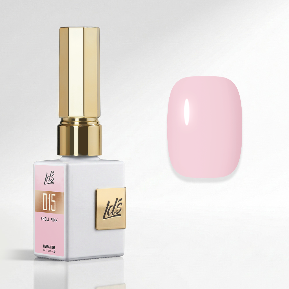 LDS Color Craze Gel Nail Polish - 015 Shell Pink - 0.5oz