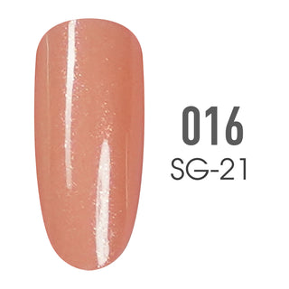 SNS Pro Gel Nail Polish Duo - 016 SG-21- ROSY PINK SAPPHIRE