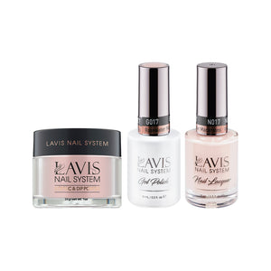  LAVIS 3 in 1 - 017 Rosewater Macaroons - Acrylic & Dip Powder, Gel & Lacquer by LAVIS NAILS sold by DTK Nail Supply