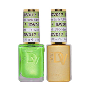 DND DV 017 UFO Meets Earth - DND Diva Gel Polish & Matching Nail Lacquer Duo Set