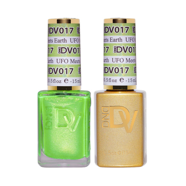 DND DV 017 UFO Meets Earth - DND Diva Gel Polish & Matching Nail Lacquer Duo Set