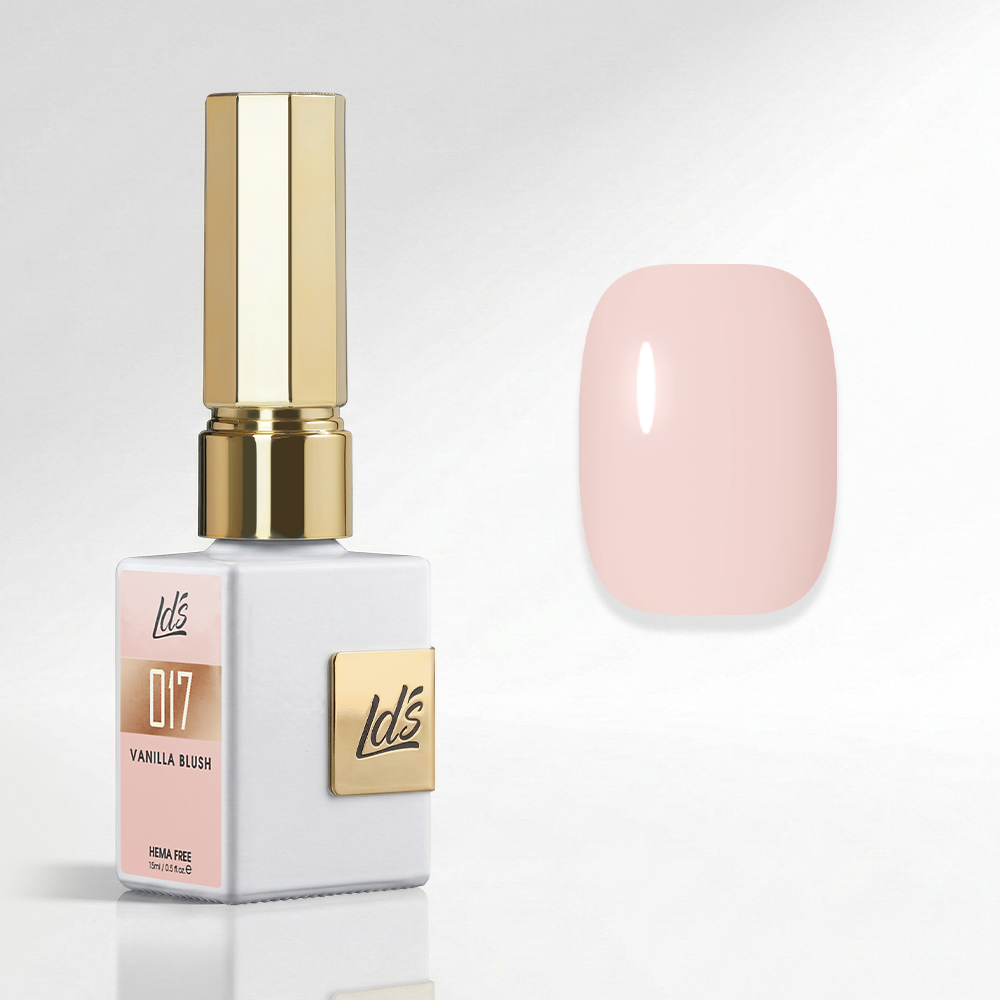 LDS Color Craze Gel Nail Polish - 017 Vanilla Blush - 0.5oz