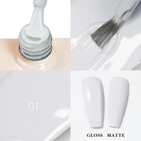 LAVIS LX2 - 01 - Gel Polish 0.5 oz - Wedding Bouquet Collection by LAVIS NAILS sold by DTK Nail Supply