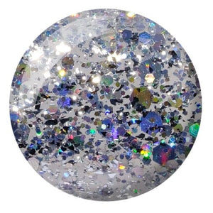  DND DIVA Gel Polish - 025 Chunky Holo by DND Diva sold by DTK Nail Supply