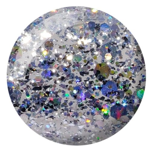  DND DIVA Gel Polish - 025 Chunky Holo by DND Diva sold by DTK Nail Supply
