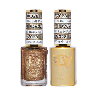 DND DV 028 Ready For The Ball - DND Diva Gel Polish & Matching Nail Lacquer Duo Set