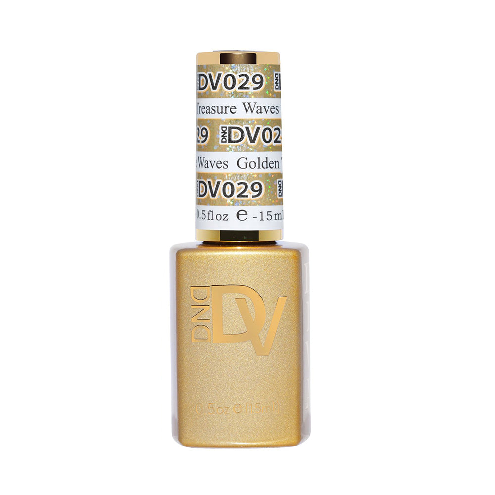  DND DIVA Gel Polish - 029 Golden Treasure Waves by DND Diva sold by DTK Nail Supply