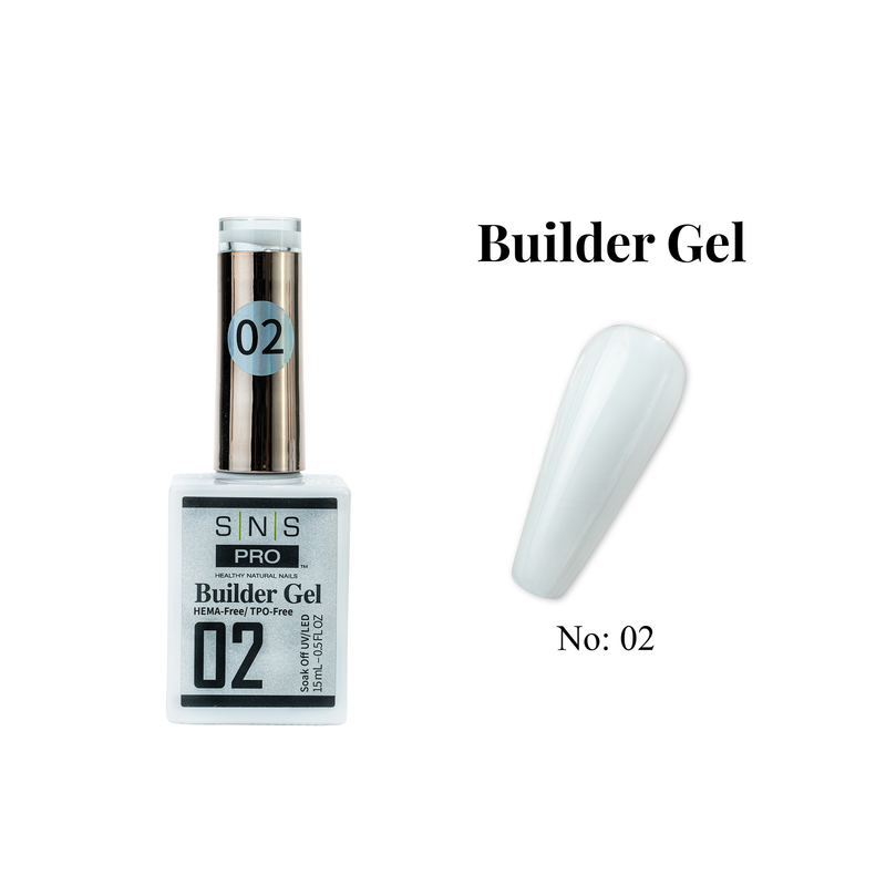 SNS Builder Gel In The Bottle - 02 - HEMA & TPO Free - 0.5 oz - DTK Nail Supply
