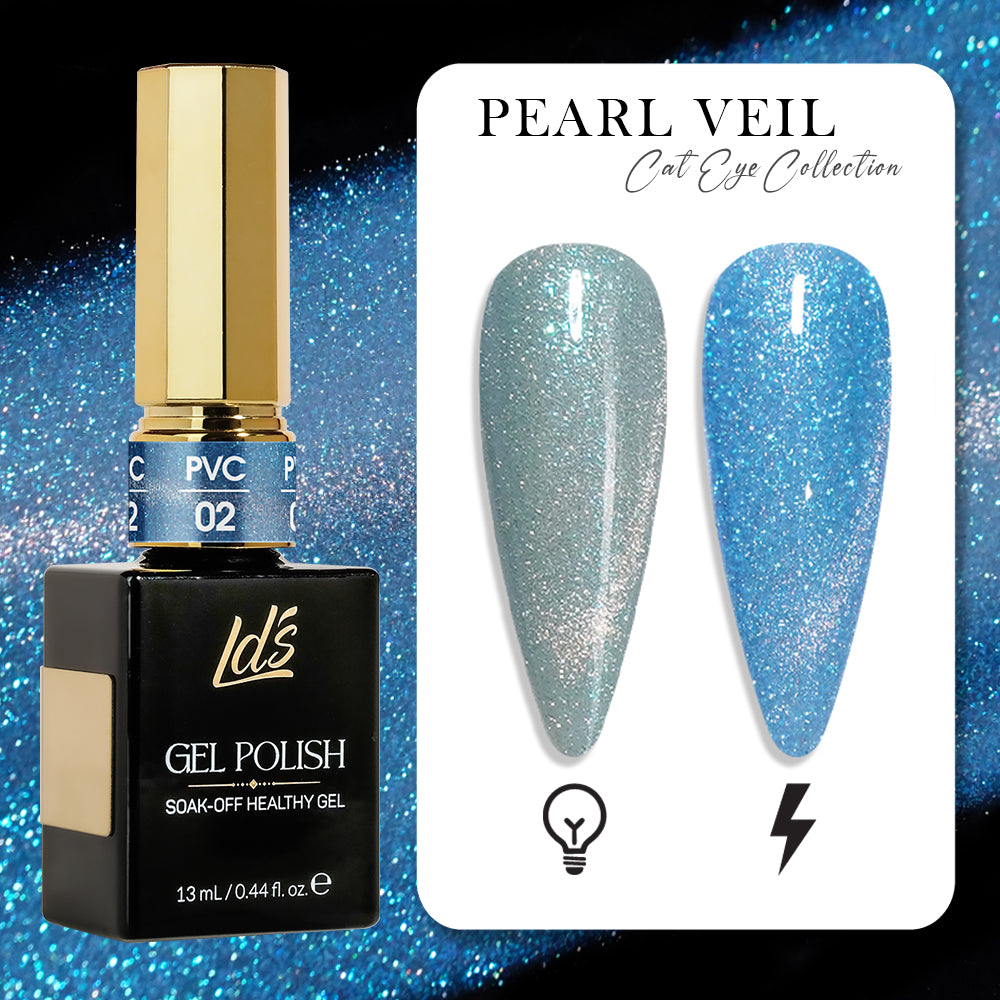  LDS Pearl CE - 02 - Pearl Veil Cat Eye Collection by LDS sold by DTK Nail Supply