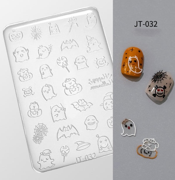 BUNDLE & SAVE: 7 Silicone Nail Mold JT + 2 Plaster Gel + FREE 1 Tweezer