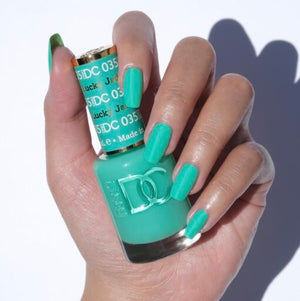 DND DC Gel Nail Polish Duo - 035 Lucky Jade by DND DC sold by DTK Nail Supply