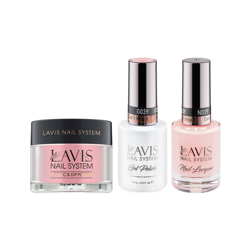  LAVIS 3 in 1 - 039 Can't Help It - Acrylic & Dip Powder, Gel & Lacquer by LAVIS NAILS sold by DTK Nail Supply