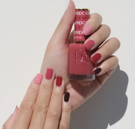  DND DC Gel Nail Polish Duo - 039 Fire Brick by DND DC sold by DTK Nail Supply