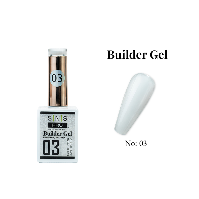 SNS Builder Gel In The Bottle - 03 - HEMA & TPO Free - 0.5 oz - DTK Nail Supply