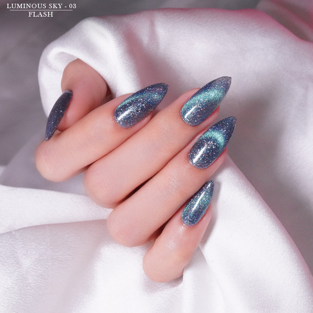 LAVIS Cat Eyes CE13 - 03 - Gel Polish 0.5 oz - Luminous Sky Collection by LAVIS NAILS sold by DTK Nail Supply
