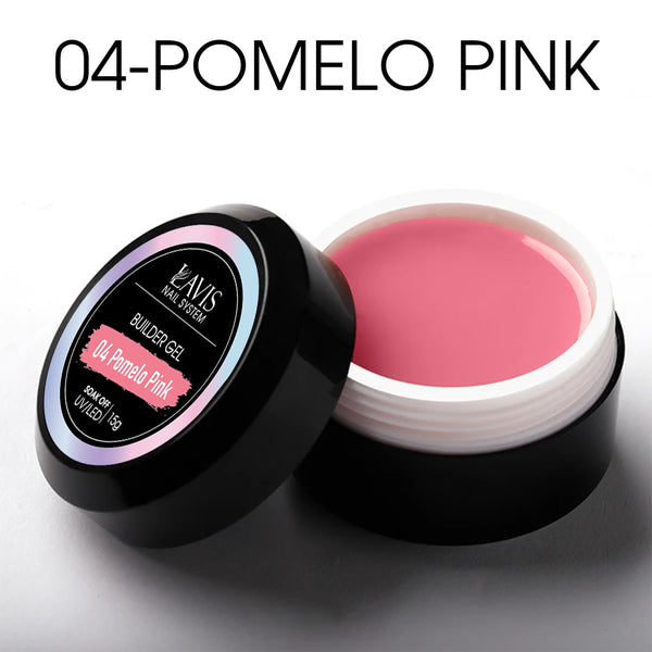  LAVIS J04 - Builder Gel In The Jar 15g - Pomelo Pink by LAVIS sold by DTK Nail Supply