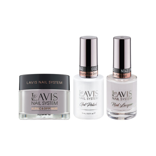  LAVIS 3 in 1 - 043 Tinkers Pixie Dust - Acrylic & Dip Powder, Gel & Lacquer by LAVIS NAILS sold by DTK Nail Supply