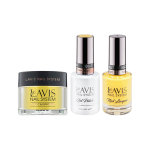  LAVIS 3 in 1 - 047 Sunflower Delight - Acrylic & Dip Powder, Gel & Lacquer by LAVIS NAILS sold by DTK Nail Supply