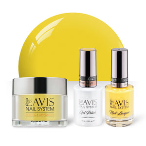  LAVIS 3 in 1 - 047 Sunflower Delight - Acrylic & Dip Powder, Gel & Lacquer by LAVIS NAILS sold by DTK Nail Supply