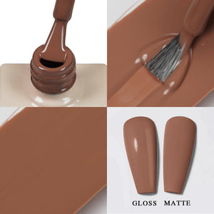 LAVIS LX1 - 04 - Gel Polish 0.5 oz - Coffee & Caramel Collection by LAVIS NAILS sold by DTK Nail Supply