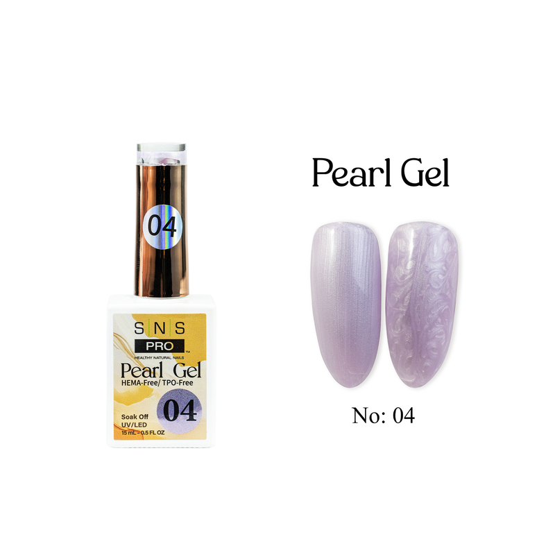 SNS Pearl Gel Collection - 04 - Gel Polish 0.5 oz - DTK Nail Supply