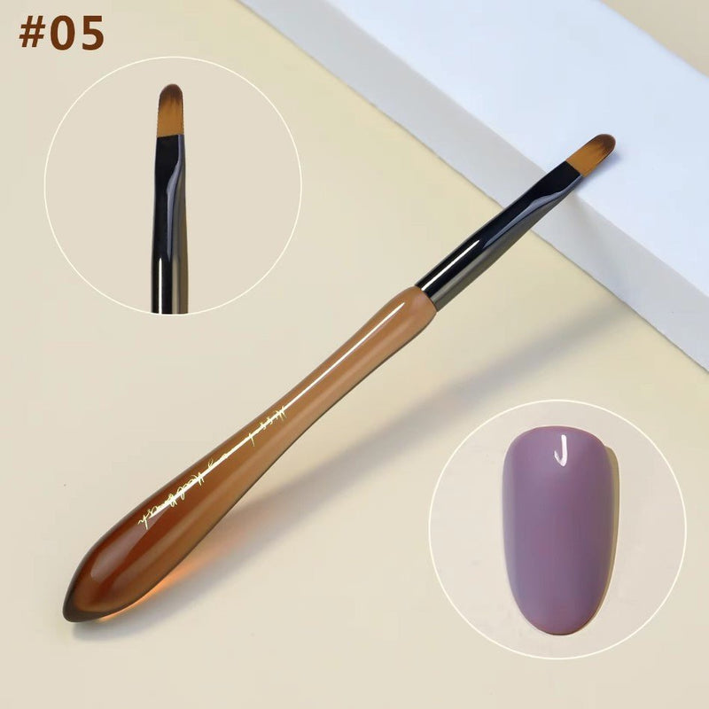 05 Round Head Brush - DTK Nail Supply