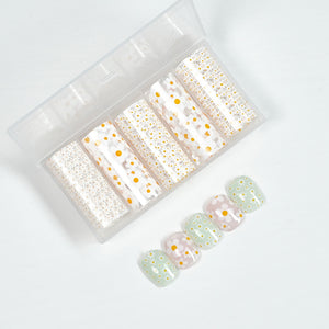 Nail Transfer Foil -Daisy Flowers - W9