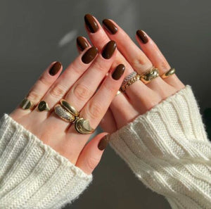  DND DC Gel Nail Polish Duo - 052 Walnut Brown by DND DC sold by DTK Nail Supply