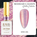 LAVIS MM 12 Colors - Gel Polish 0.5oz - Mermaid Lagoon Glitter Collection by LAVIS NAILS sold by DTK Nail Supply