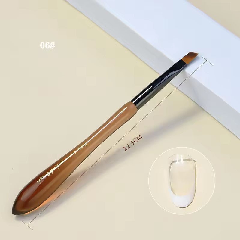06 Oblique Brush - DTK Nail Supply