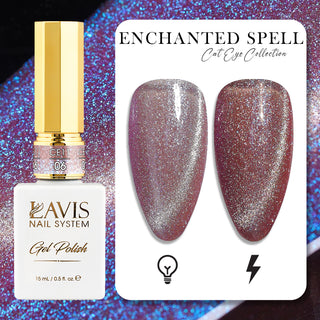 LAVIS Cat Eyes CE11 - 06 - Gel Polish 0.5 oz - Enchanted Spell Collection by LAVIS NAILS sold by DTK Nail Supply