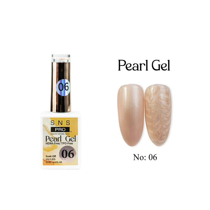 SNS Pearl Gel Collection - 06 - Gel Polish 0.5 oz - DTK Nail Supply