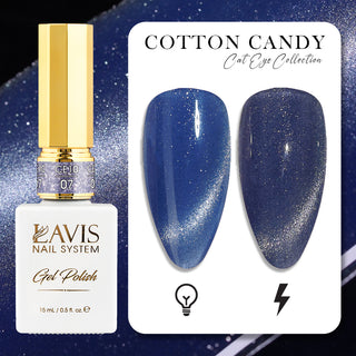 LAVIS Cat Eyes CE10 - 07 - Gel Polish 0.5 oz - Cotton Candy Collection by LAVIS NAILS sold by DTK Nail Supply