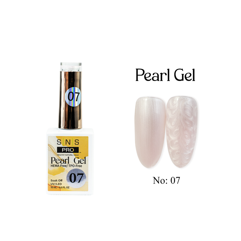 SNS Pearl Gel Collection - 07 - Gel Polish 0.5 oz - DTK Nail Supply